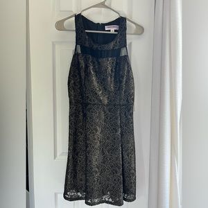 Black and gold cocktail party dress new with tags